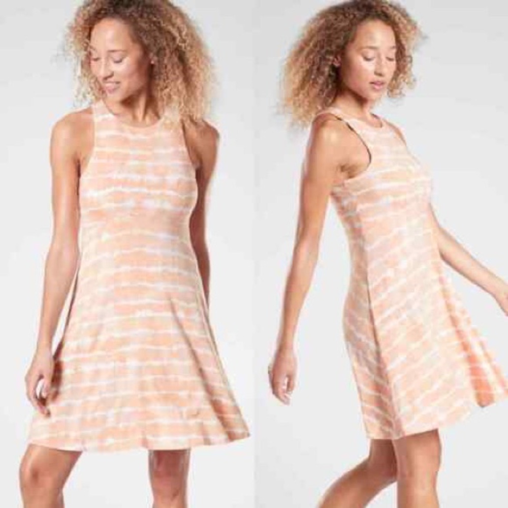 Athleta tie dye printed mini dress, size MP